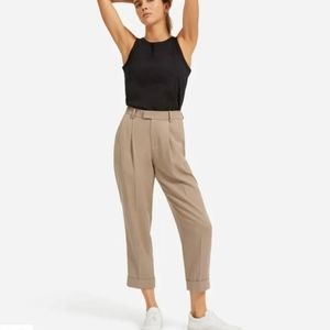 Everlane Put Together Pleat Pant Cuffed Relaxed Pants 6
